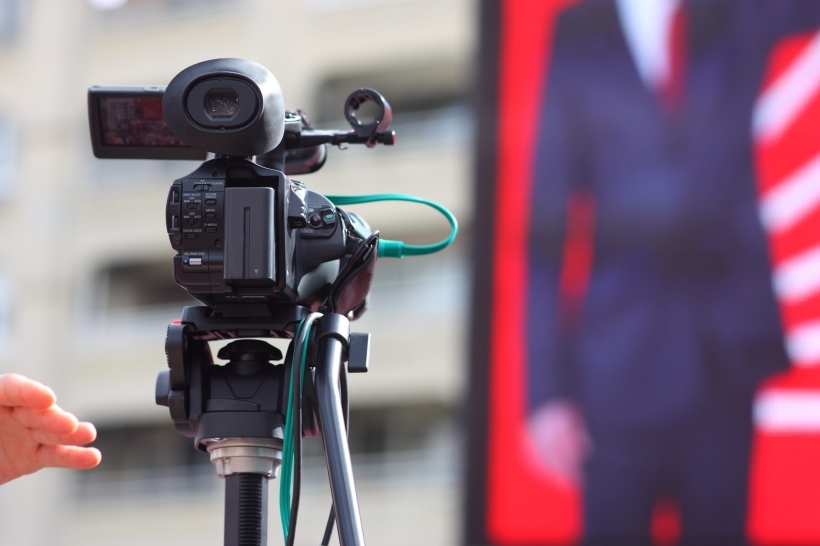 Movie Camera When presidential candidate digital camera.