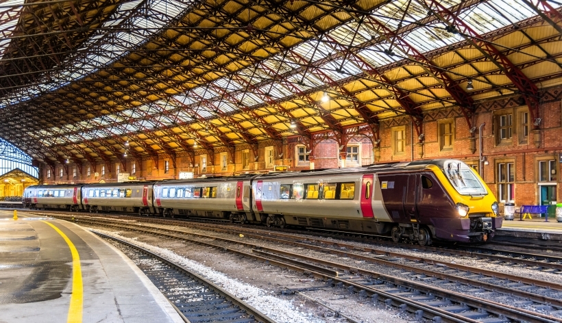 Passenger train at Bristol Temple Meads Railway Station, England Passenger train at Bristol Temple Meads Railway Station, England